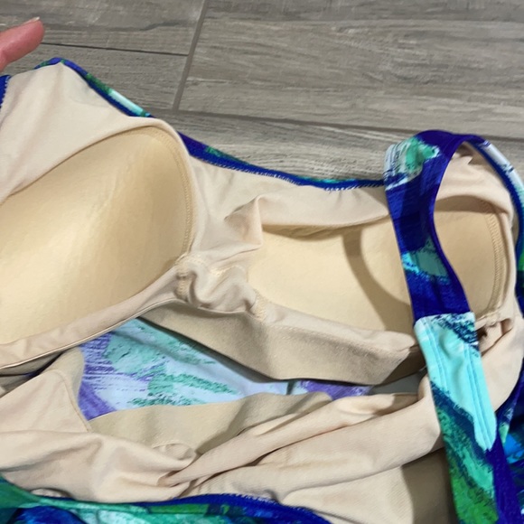 Beach Belle tankini top soft cups size 12 - Picture 6 of 9